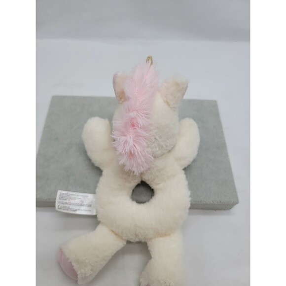 Spark Create Imagine Unicorn Plush Baby Rattle Lovey Toy Nursery Stuffed Animal - Picture 16 of 16